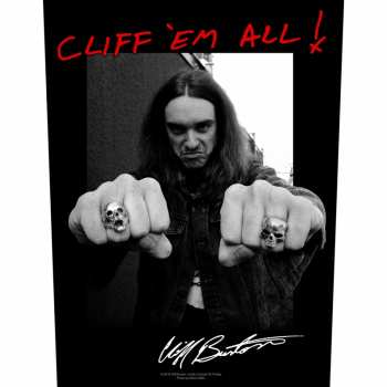 Merch Metallica: Hátfelvarró Cliff 'em All!