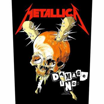 Merch Metallica: Hátfelvarró Damage Inc