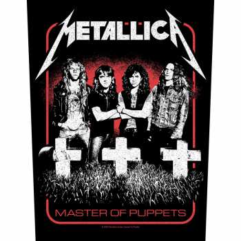 Merch Metallica: Hátfelvarró Master Of Puppets Band