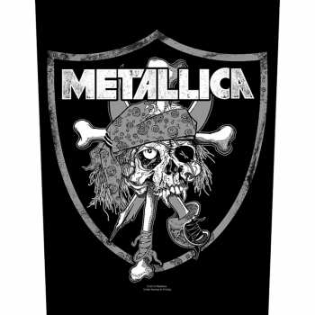 Merch Metallica: Hátfelvarró Raiders Skull 