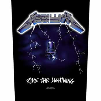 Merch Metallica: Hátfelvarró Ride The Lightning