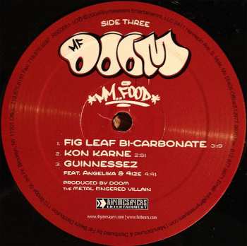 2LP MF Doom: Mm..food
