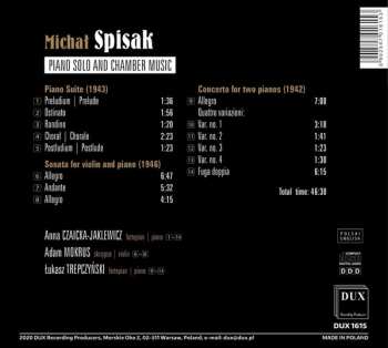 CD Michał Spisak: Piano Solo And Chamber Music