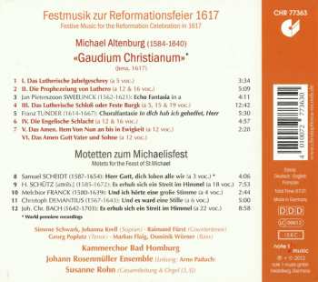 CD Kammerchor Bad Homburg: Festmusik Zur Reformationsfeier 1617