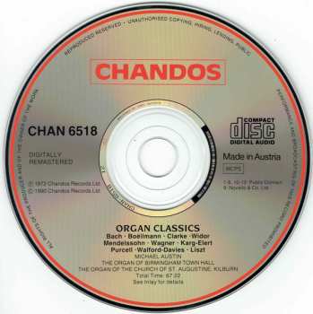 CD Michael Austin: Organ Classics