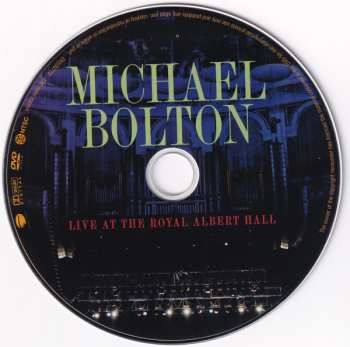 DVD Michael Bolton: Live At The Royal Albert Hall