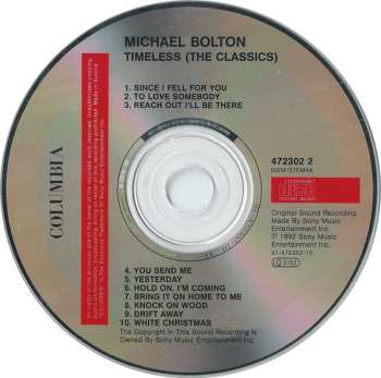 CD Michael Bolton: Timeless (The Classics)