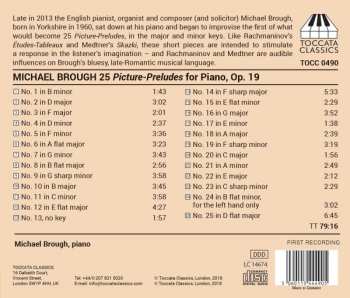 CD Michael Brough: 25 Picture-Preludes For Piano, Op. 19
