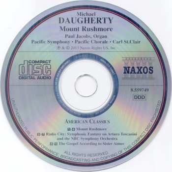 CD Michael Daugherty: Mount Rushmore: Radio City - The Gospel According To Sister Aimee