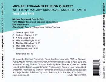 CD Michael Formanek Elusion Quartet: Time Like This