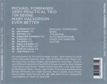 CD Michael Formanek Very Practical Trio: Even Better