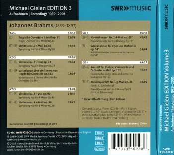 5CD/Dobozkészlet Johannes Brahms: Brahms The Symphonies, Piano Concerto No.1, Double Concerto, Piano Quartet No.1