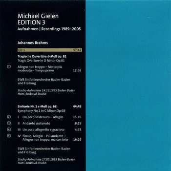 5CD/Dobozkészlet Johannes Brahms: Brahms The Symphonies, Piano Concerto No.1, Double Concerto, Piano Quartet No.1
