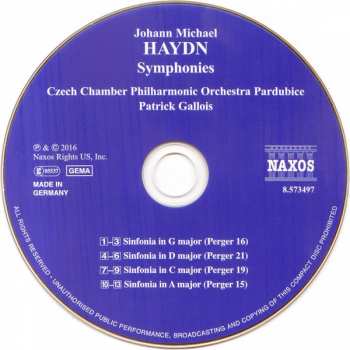 CD Komorní Filharmonie Pardubice: Symphonies • 1