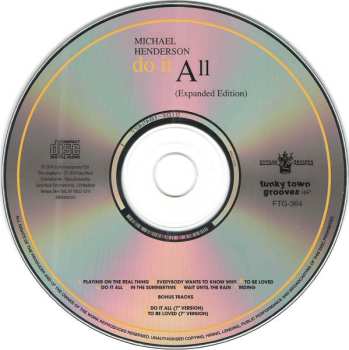 CD Michael Henderson: Do It All