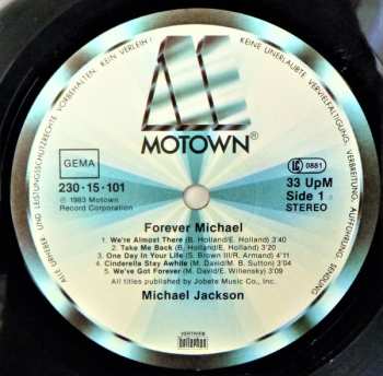 LP Michael Jackson: Forever, Michael