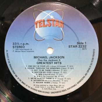 LP Michael Jackson: 18 Greatest Hits