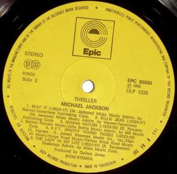 LP Michael Jackson: Thriller