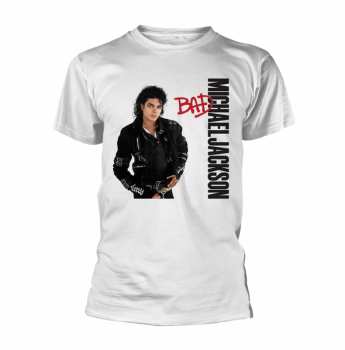 Merch Michael Jackson: Póló Bad (white)