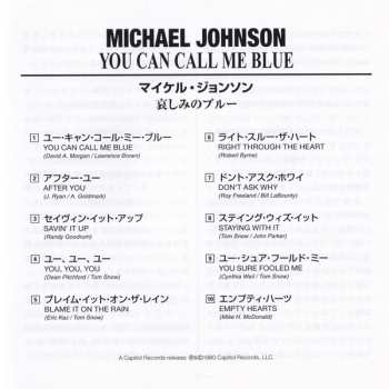 CD Michael Johnson: You Can Call Me Blue = 哀しみのブルー LTD