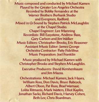 CD Michael Kamen: Robin Hood: Prince Of Thieves  (Original Motion Picture Soundtrack)