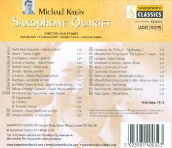 CD Krein Saxophone Quartet: A Tribute To Jack Brymer