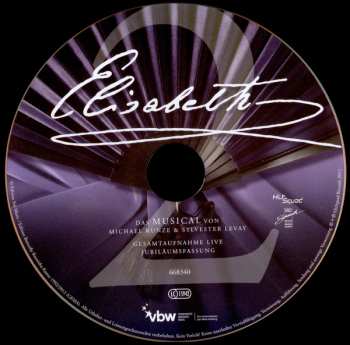 2CD Michael Kunze: Elisabeth (Gesamtaufnahme Live Jubiläumsfassung)