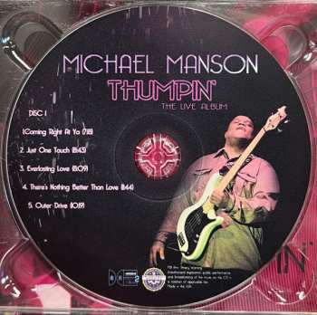 2CD Michael Manson: Thumpin' (The Live Album)