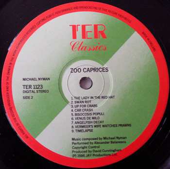 LP Michael Nyman: And Do They Do / Zoo Caprices