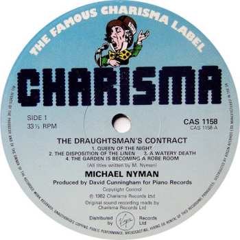 LP Michael Nyman: The Draughtsman's Contract LTD