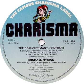 LP Michael Nyman: The Draughtsman's Contract LTD