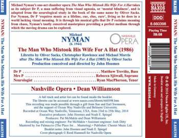 CD Michael Nyman: The Man Who Mistook His Wife For A Hat