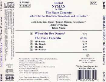 CD Michael Nyman: The Piano Concerto - Where The Bee Dances (For Saxophone And Orchestra)
