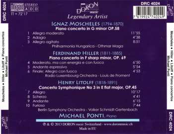 CD Michael Ponti: Ignaz Moscheles - Ferdinand Hiller - Henry Litolff