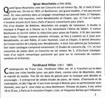 CD Michael Ponti: Ignaz Moscheles - Ferdinand Hiller - Henry Litolff