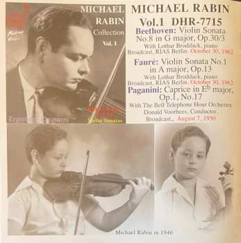 3CD/Dobozkészlet Michael Rabin: Collection Vol.2 . Violin Concertos (Live Performances)