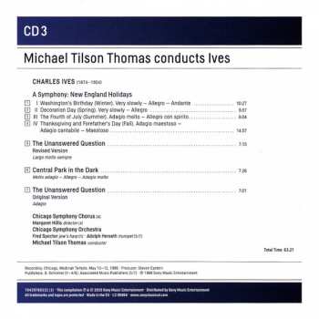 4CD/Dobozkészlet The Chicago Symphony Orchestra: Michael Tilson Thomas Conducts Ives