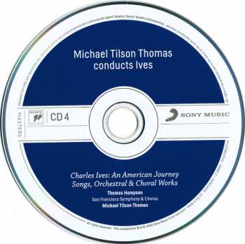 4CD/Dobozkészlet The Chicago Symphony Orchestra: Michael Tilson Thomas Conducts Ives