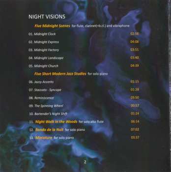 CD Michael Travlos: Night Visions