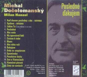 CD Michal Dočolomanský: Posledné Ďakujem