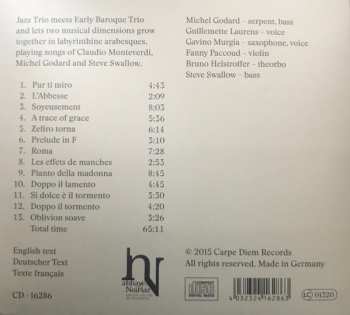 CD Michel Godard: Monteverdi - A Trace Of Grace