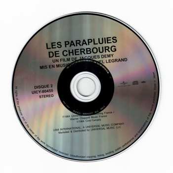 2CD Michel Legrand: Les Parapluies De Cherbourg (Bande Originale Intégrale Du Film)