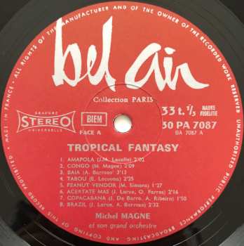 LP Michel Magne Et Son Grand Orchestre: Tropical Fantasy