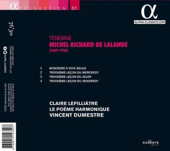 CD Michel Richard Delalande: Tenebræ