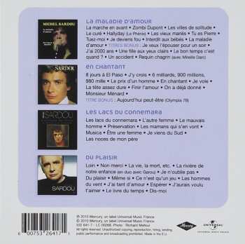 4CD/Dobozkészlet Michel Sardou: 4 Albums Originaux