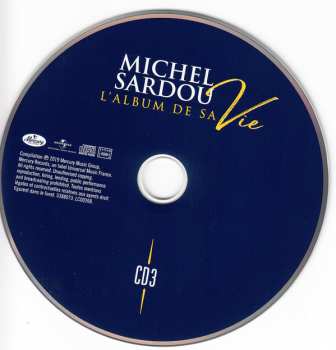 5CD/Dobozkészlet Michel Sardou: L'album De Sa Vie