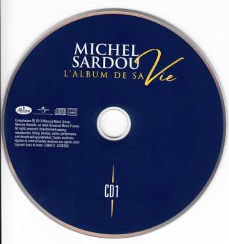 5CD/Dobozkészlet Michel Sardou: L'album De Sa Vie