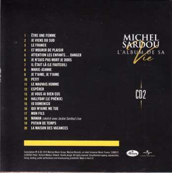 5CD/Dobozkészlet Michel Sardou: L'album De Sa Vie