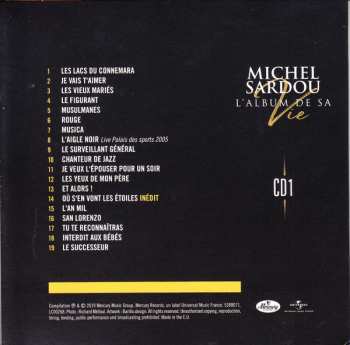 5CD/Dobozkészlet Michel Sardou: L'album De Sa Vie