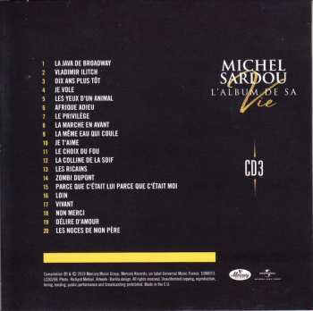 5CD/Dobozkészlet Michel Sardou: L'album De Sa Vie